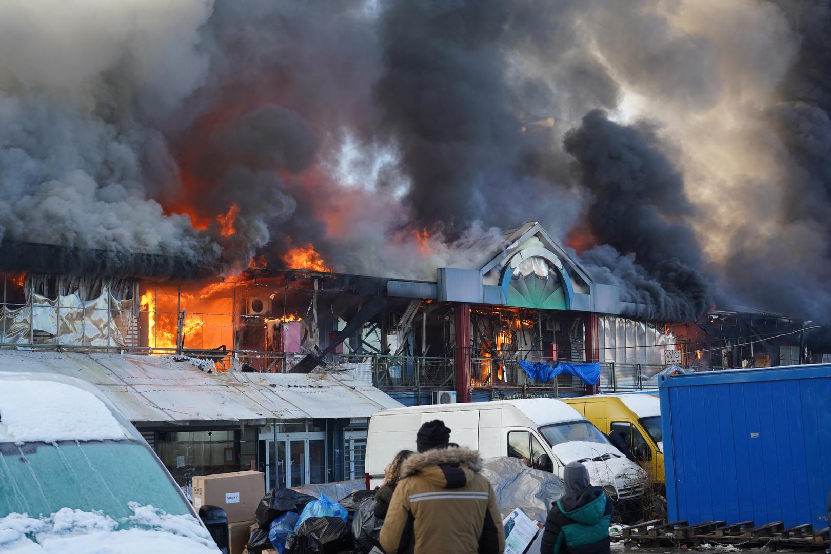 Prva dojava o požaru stigla je nešto prije sedam sati.
