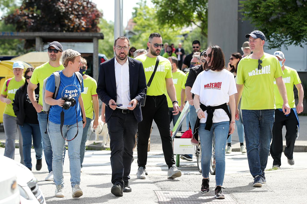 Tomislav Tomaševiš sa suradnicima u Novom Jelkovcu o dostupnosti stanovanja u Zagrebu