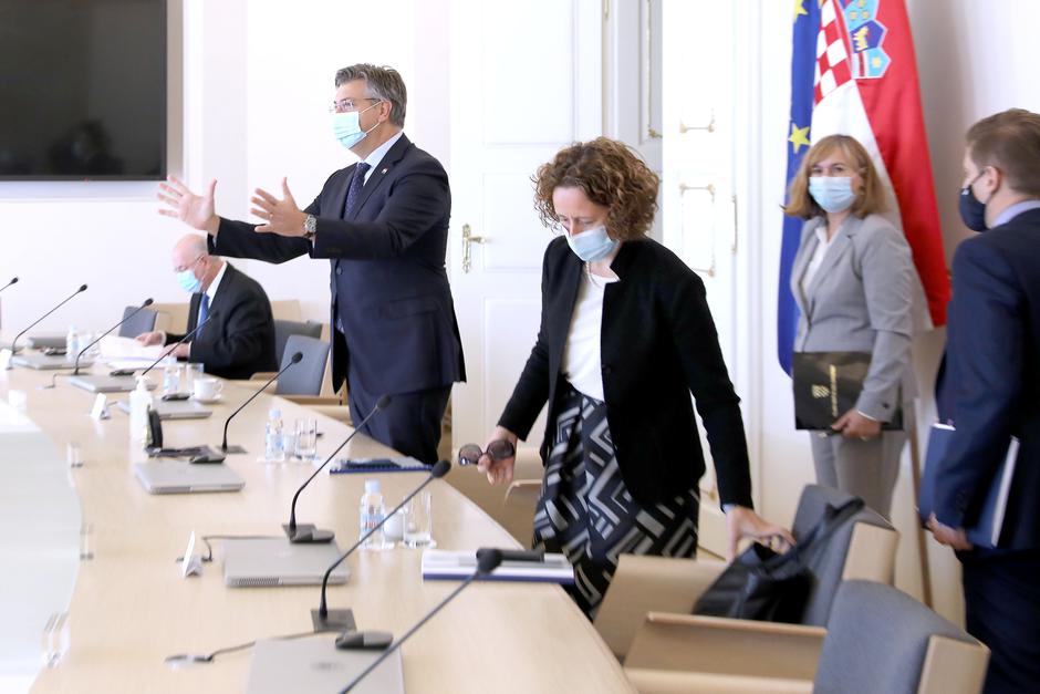 Zagreb: Andrej Plenković u Banskim dovrima primio izaslanike HBK