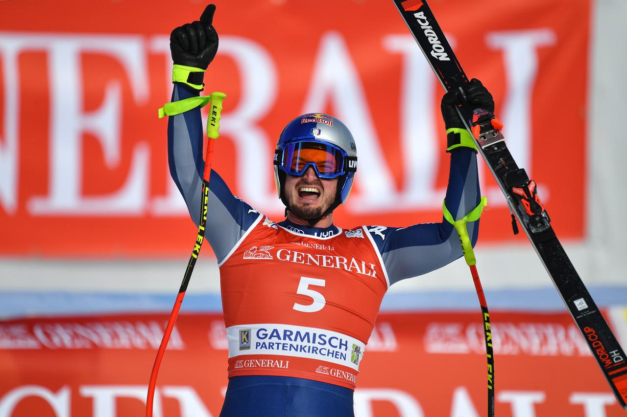Ski World Cup in Garmisch Partenkirchen / Kandahar downhill.