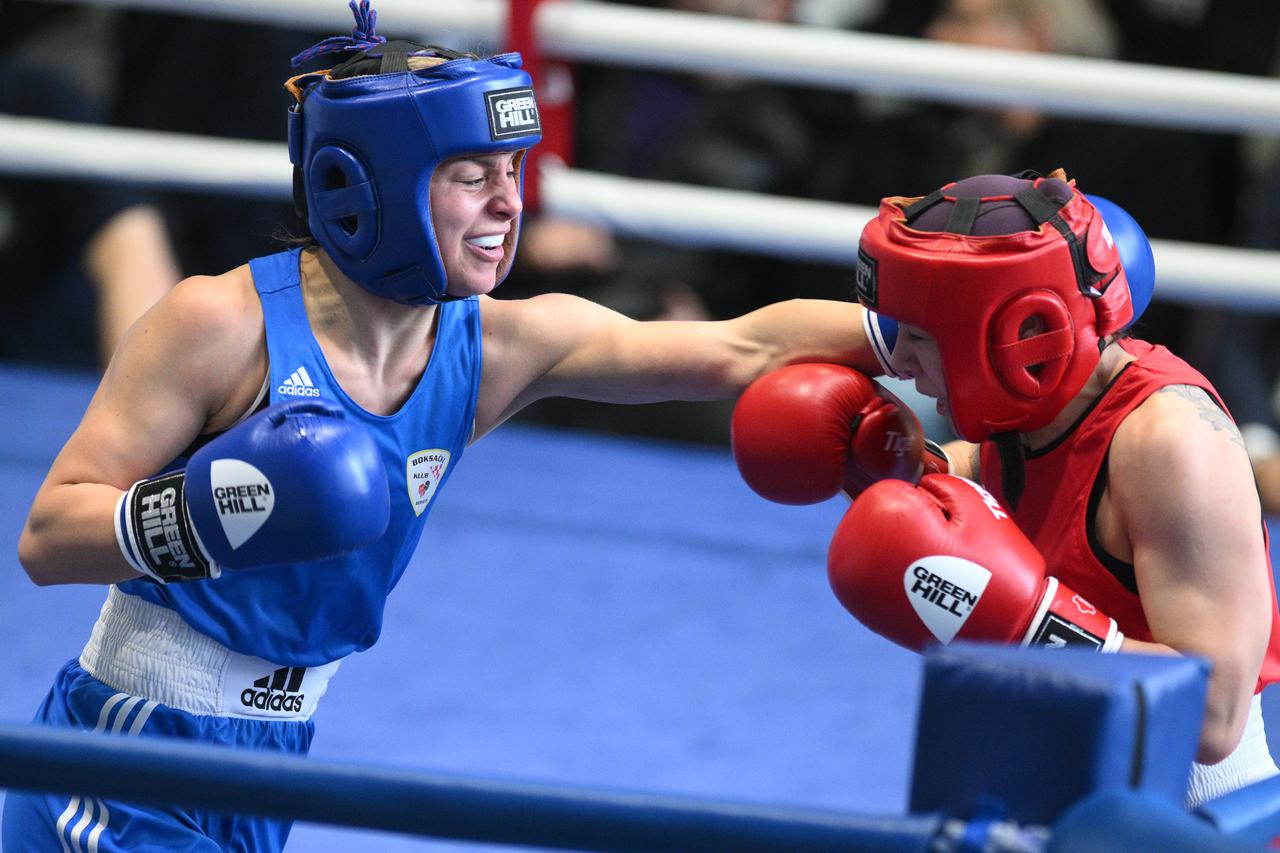 Zagreb: Prvenstvo Hrvatske u boksu, Sara Beram - Marija Tepeš
