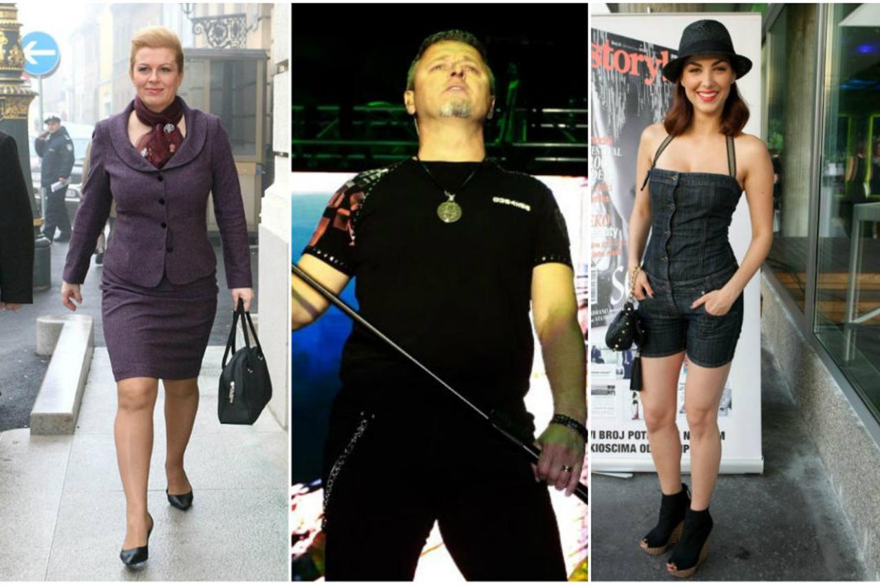 Tatjana Jurić, Kolinda Grabar Kitarović i Marko PerkovićThompson