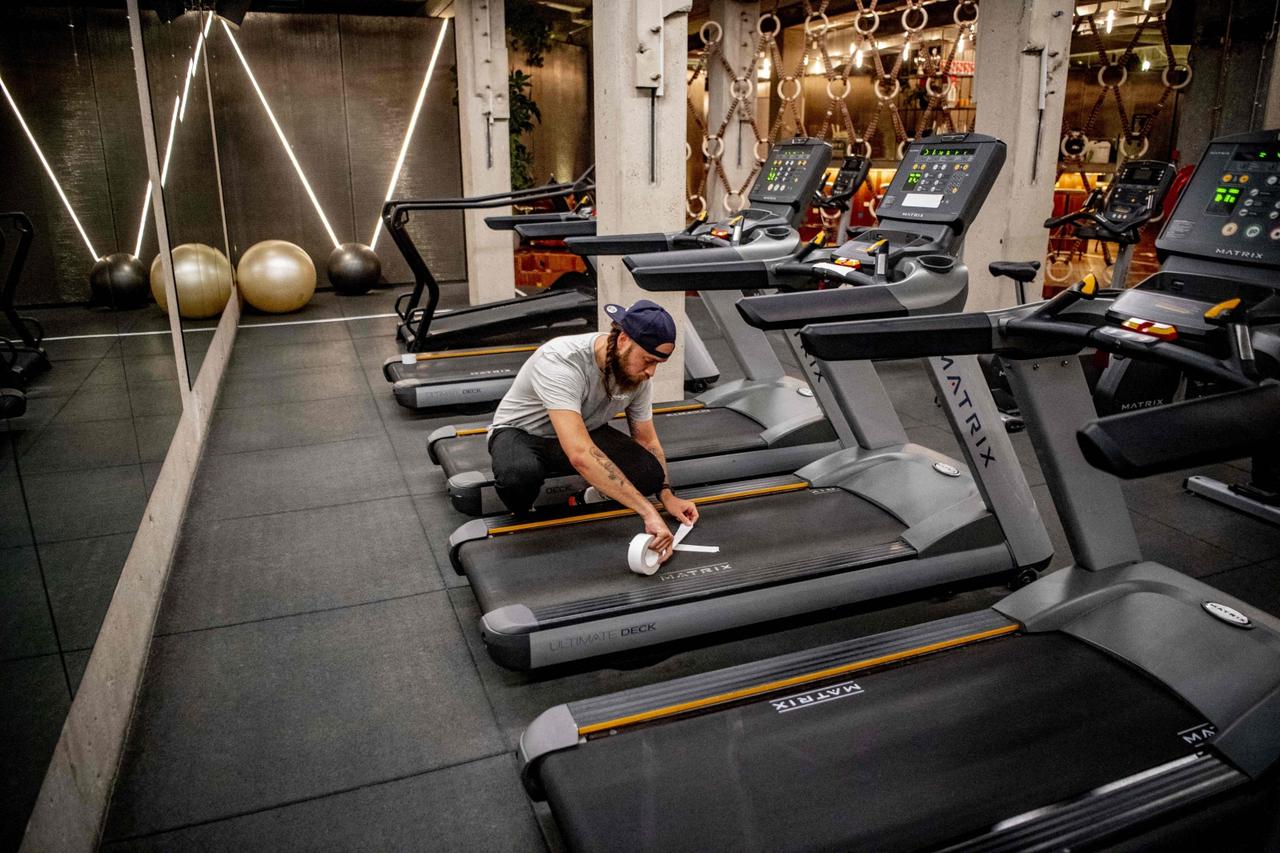 Gym Prepares To Reopen - Amsterdam