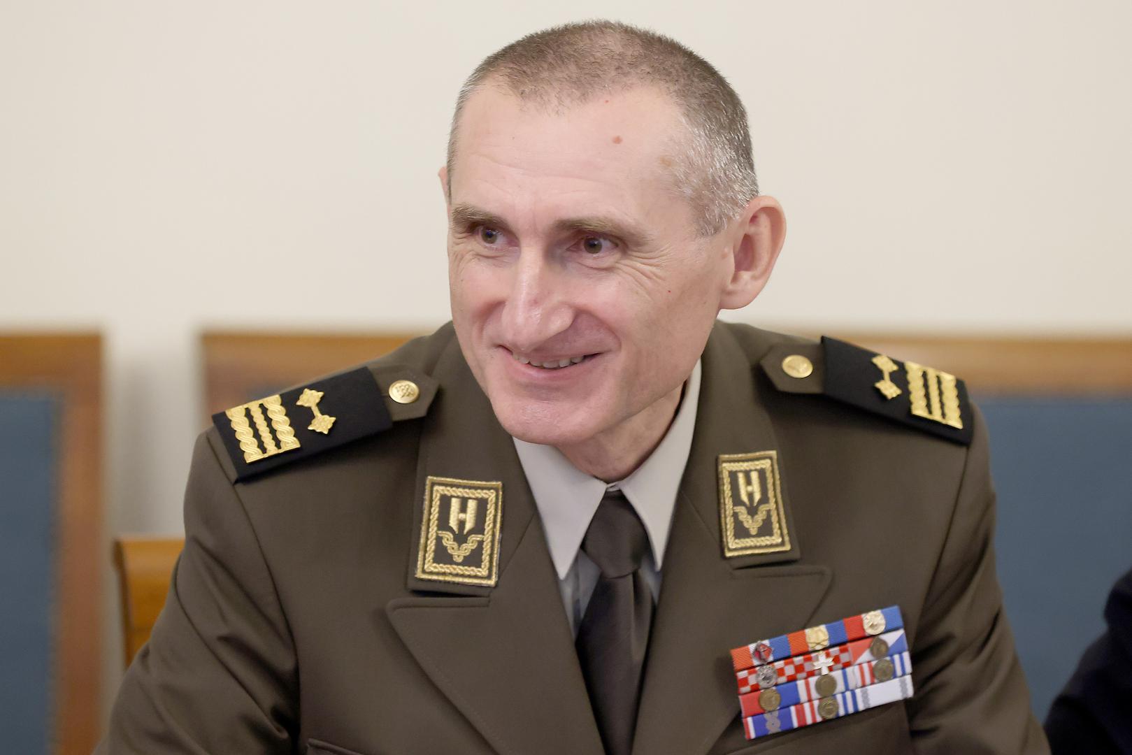 01.03.2024., Zagreb - Na 43. sjednici Odbor za obranu raspravlja o imenovanju novog nacelnika Glavnog stozera oruzanih snaga RH. Vlada je za tu funkciju zbog umirovljenja admirala Roberta Hranja predlozila general bojnika Tihomira Kundida. . Photo: Patrik Macek/PIXSELL