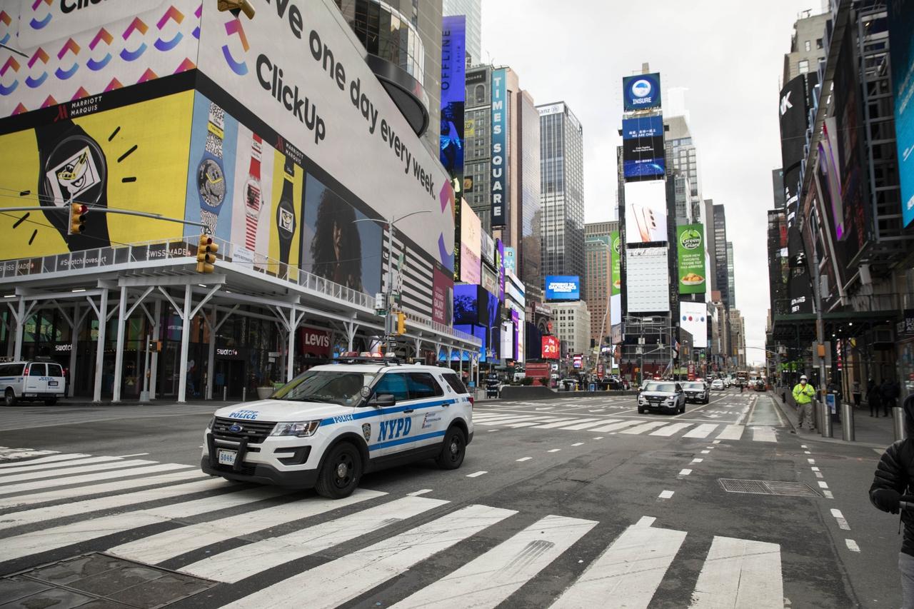 U.S.-NEW YORK-TIMES SQUARE-INAUGURATION DAY
