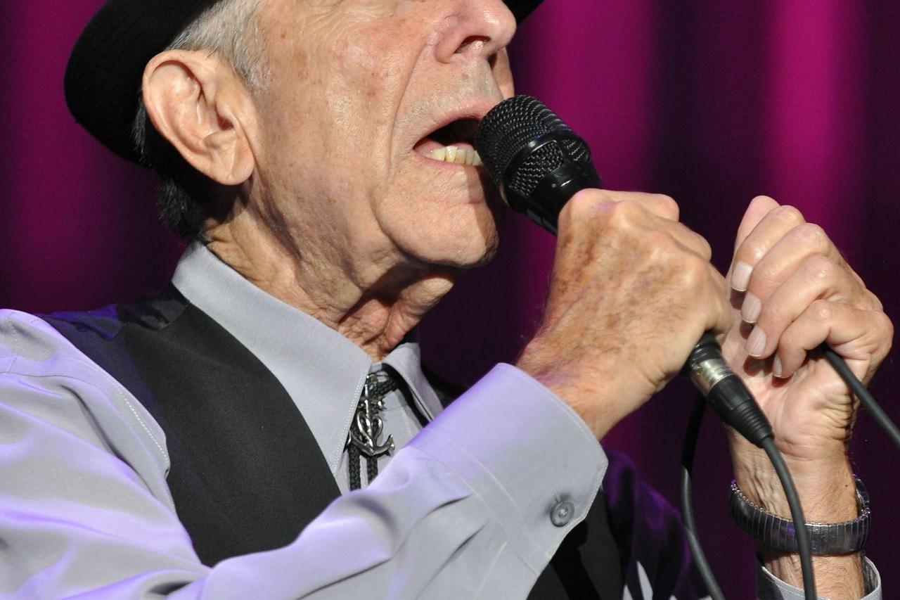 02.08.2013., Pula - Kanadski kantautor Leonard Cohen odrzao je koncert u prepunoj puslkoj Areni. Photo: Dusko Marusic/PIXSELL