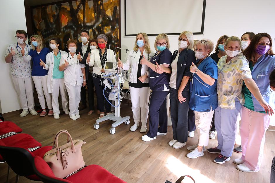 Zagreb: Uređaj za neivanzivnu ventilaciju doniran KB-u Sveti Duh