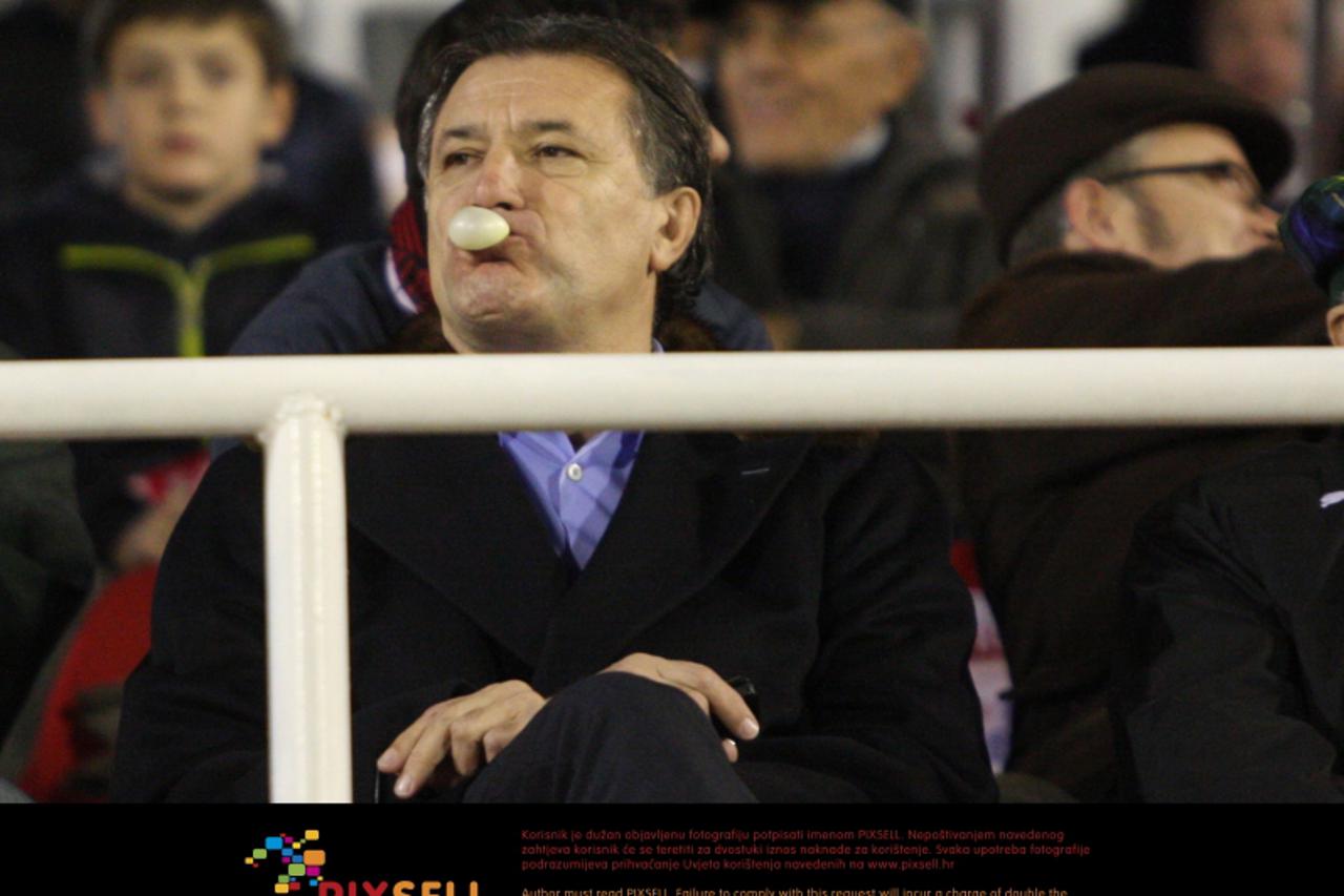 \'18.11.2011., Split - Nogometna utakmica 15. kola MAXtv Prve lige, RNK Split - NK Dinamo. Zdravko Mamic. Photo: Ivana Ivanovic/PIXSELL\'