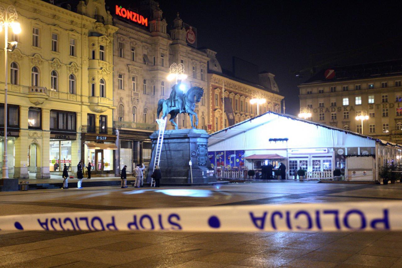 Eksplozija bombe na Trgu bana Jelačića