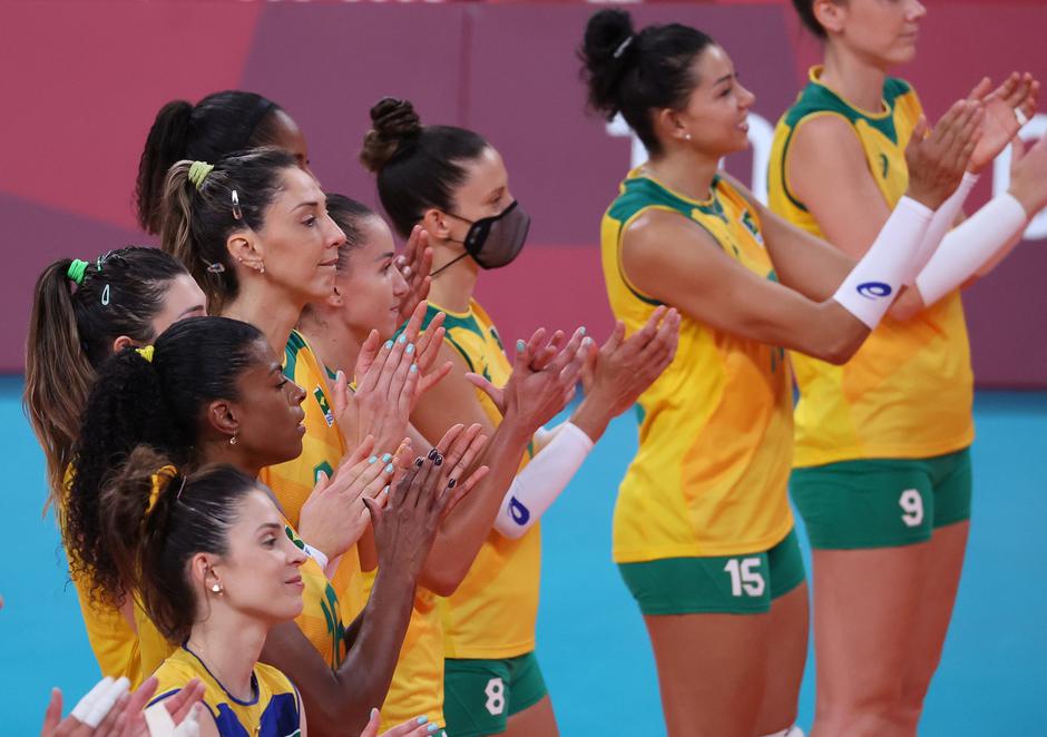 Volleyball - Women's Gold medal match - Brazil v The United States