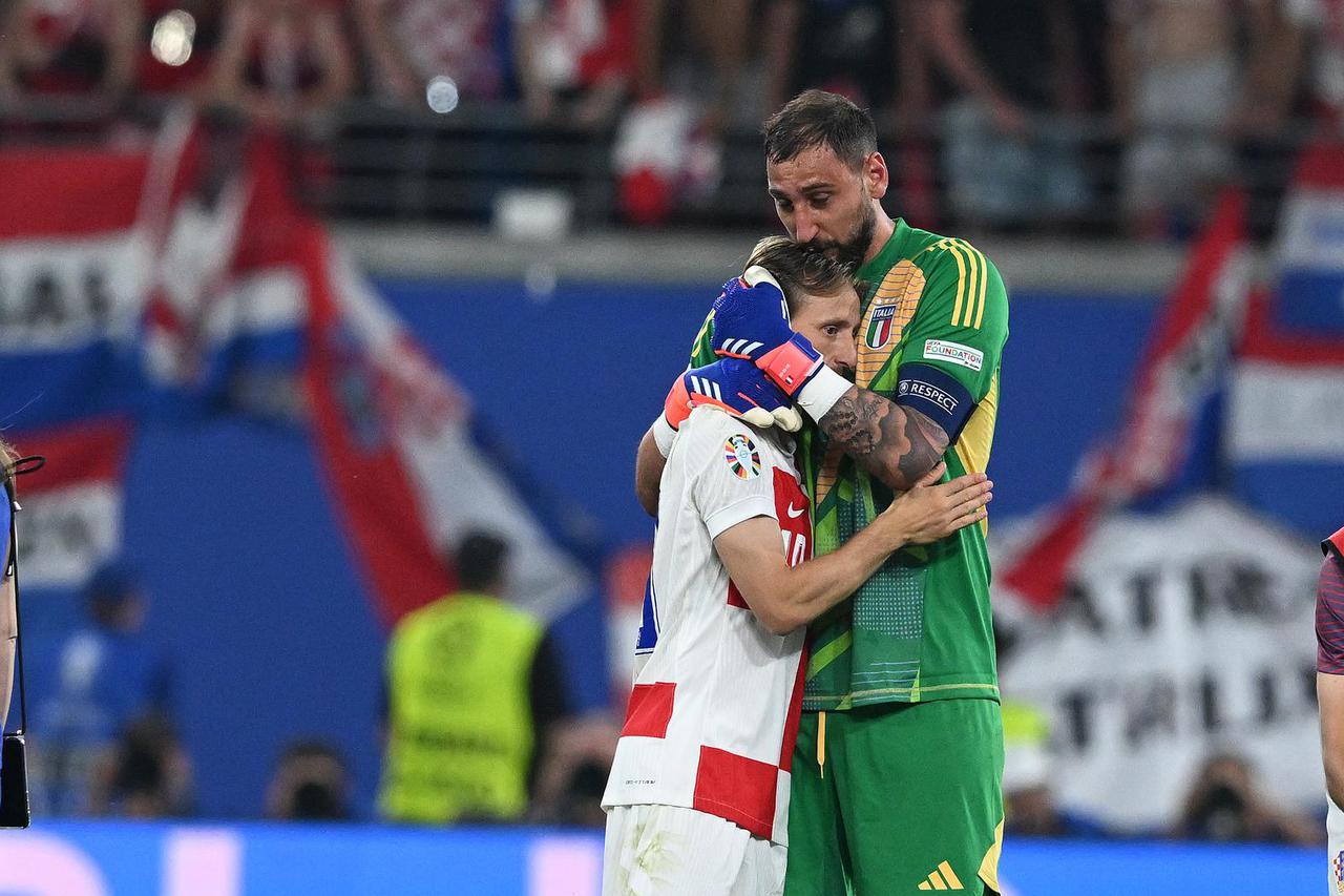 Leipzig: U posljednjem trećem kolu skupine B na EURU hrvatska nogometna reprezentacija je odigrala 1-1 protiv Italije 