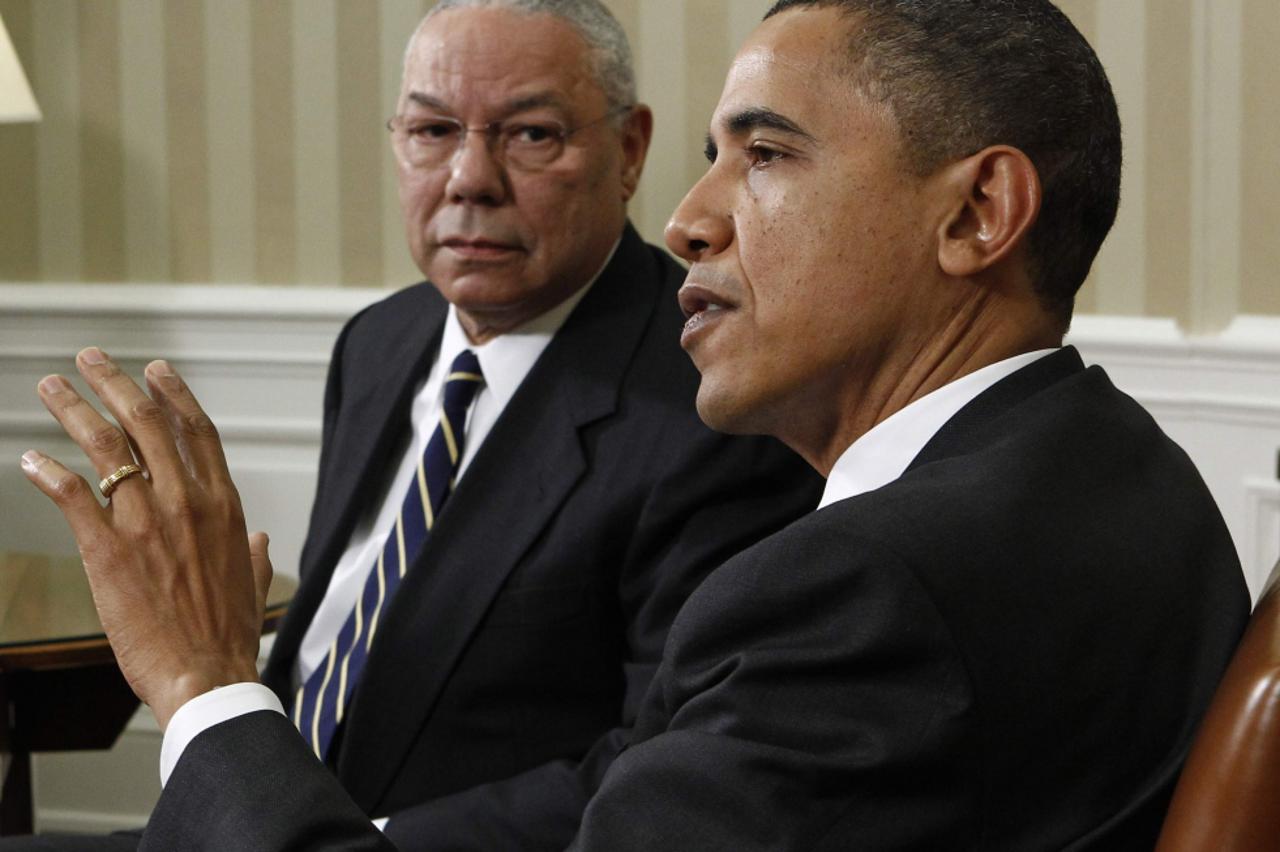 Barack Obama i Colin Powell