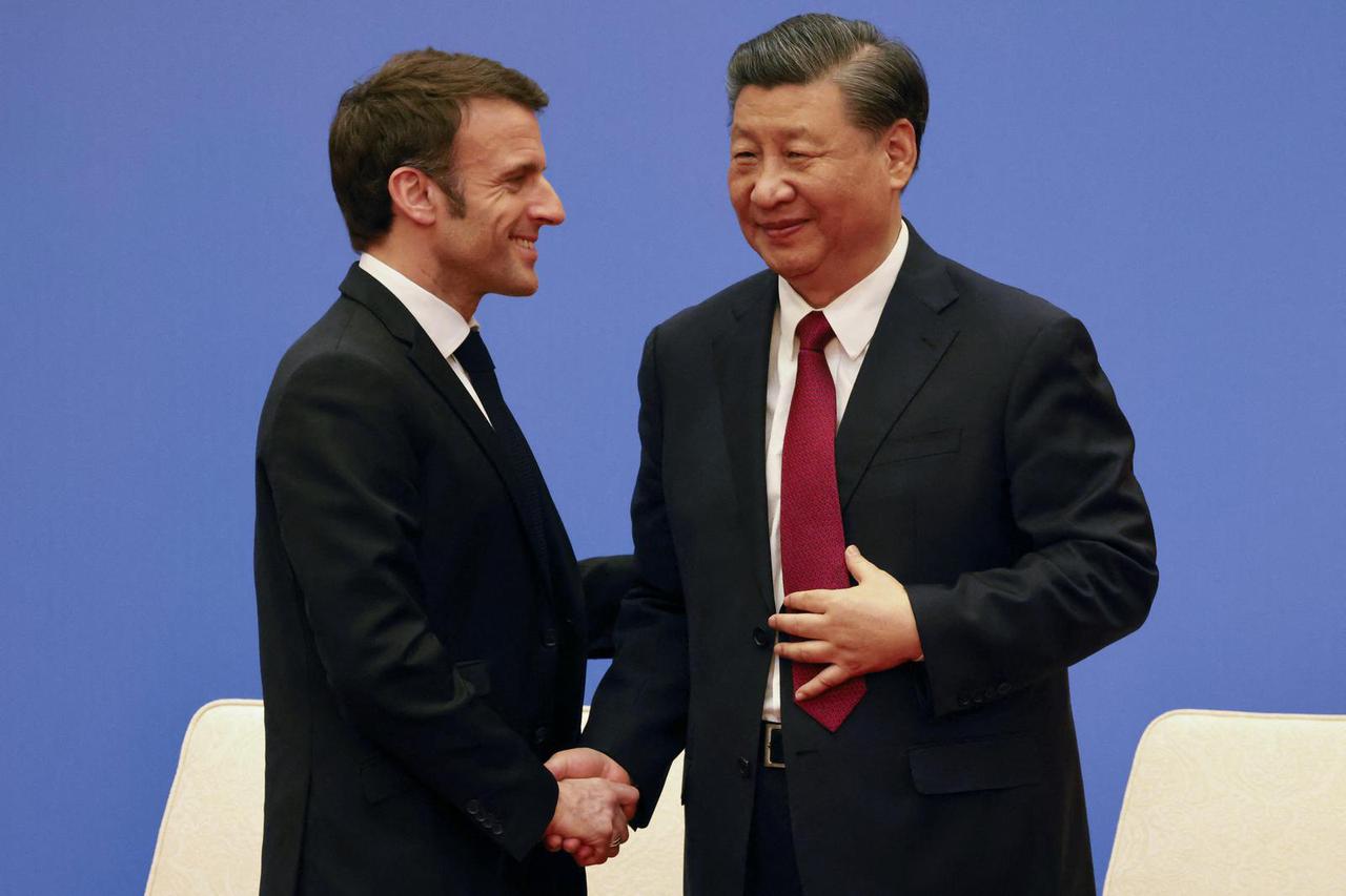 French President Macron on state visit in China