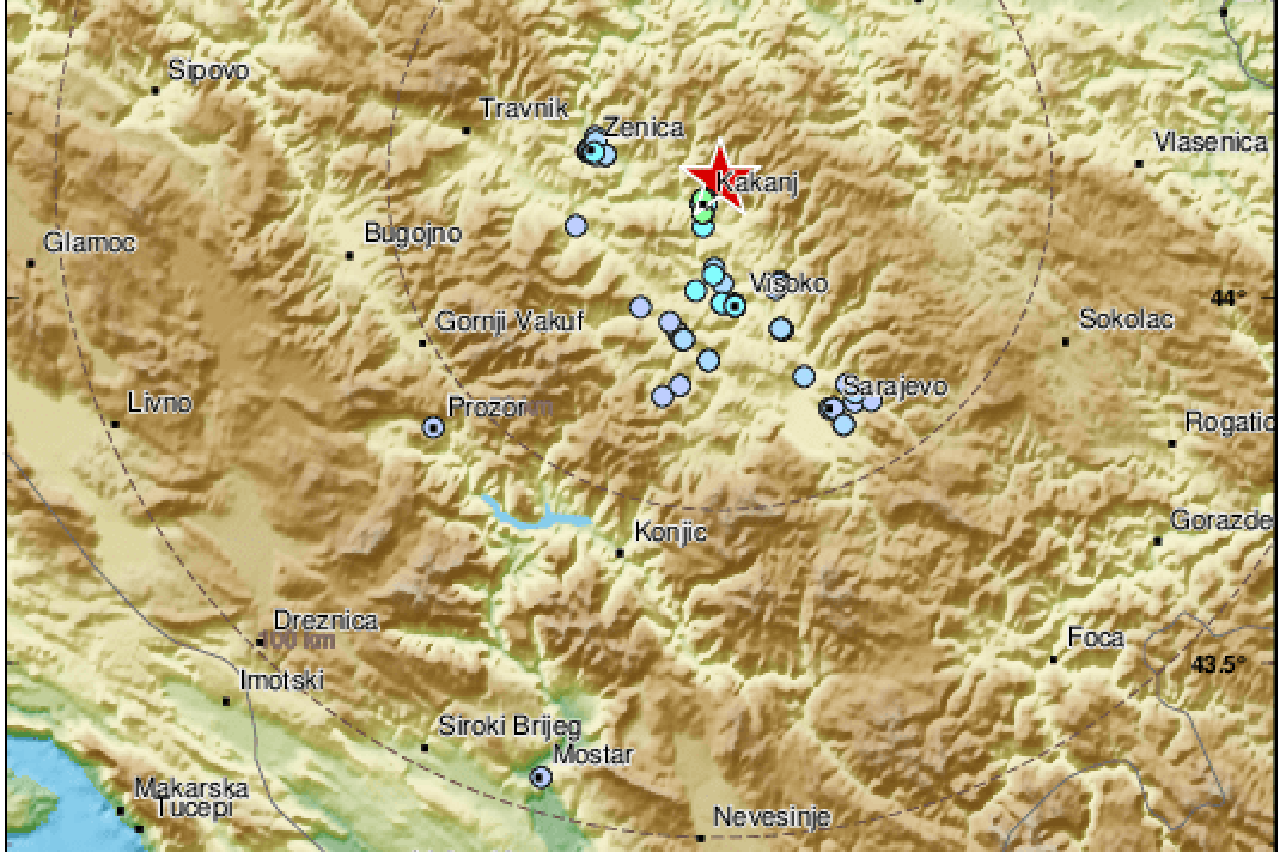Potres u BiH