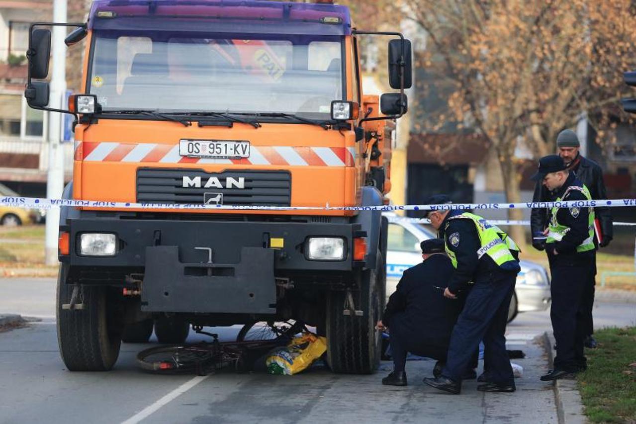 nalet na biciklisticu, prometna nesreća