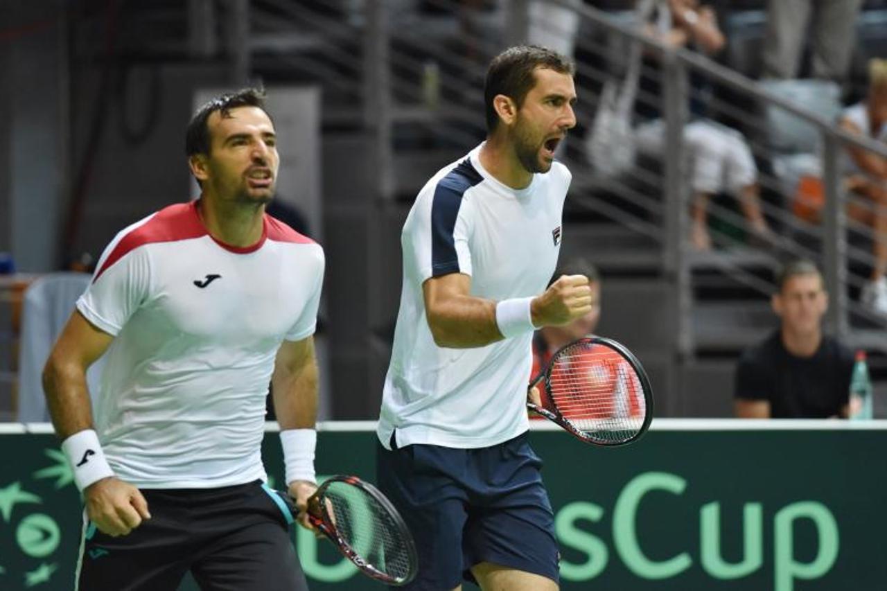 Davisov kup, Hrvatska - Francuska: Marin Čilić i Ivan Dodig