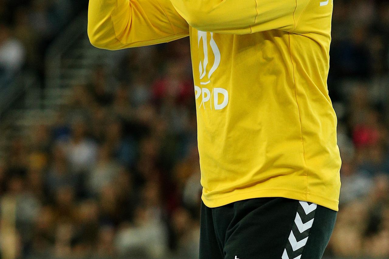 10.02.2016., Arena Zagreb, Zagreb - 11. kolo EHF Lige prvaka, RK Prvo plinarsko drustvo Zagreb - Paris Saint-Germain. Ivan Stevanovic.  Photo: Dalibor Urukalovic/PIXSELL