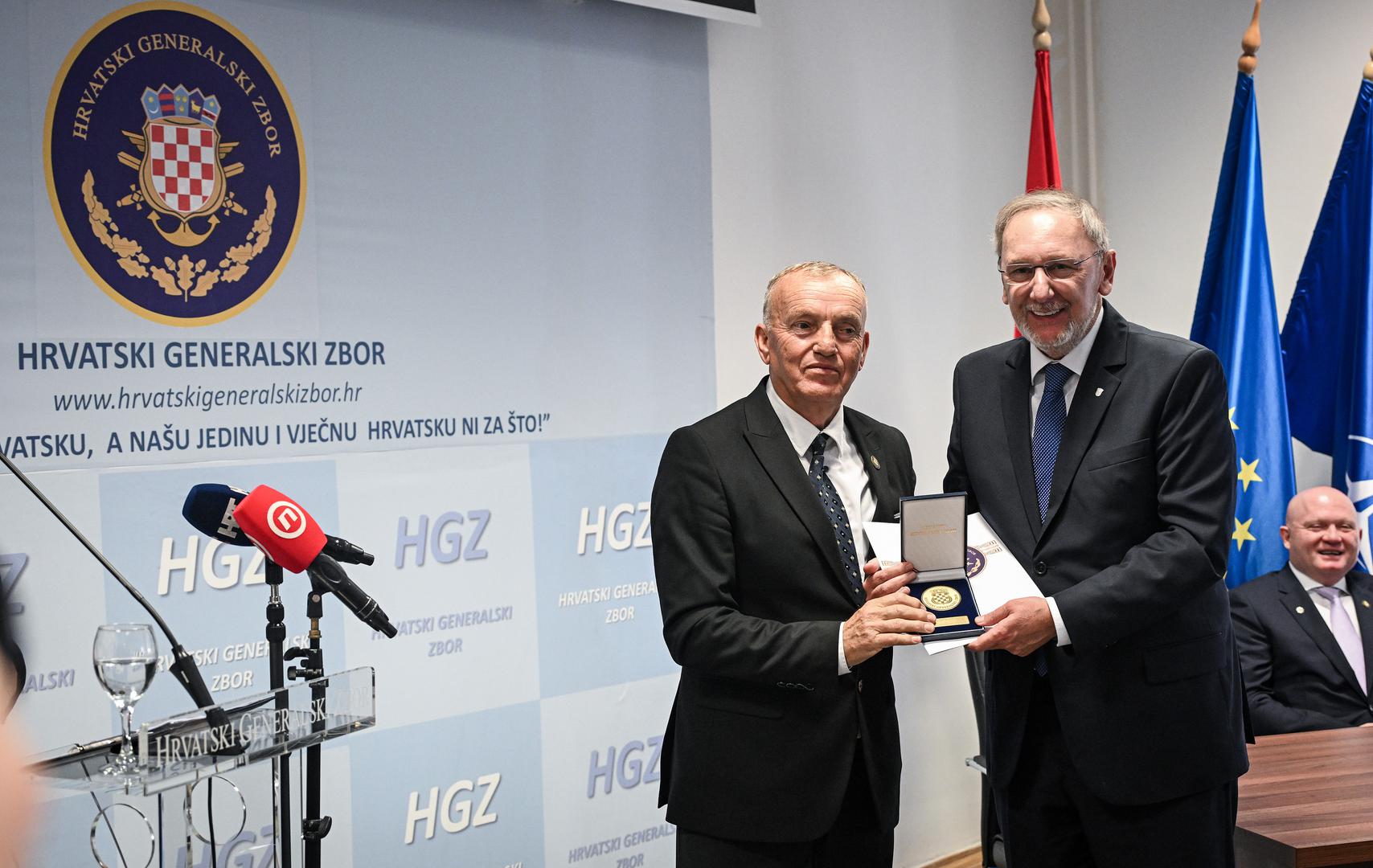 07.11.2024., Zagreb - Svecanost obiljezavanja 7. studenoga - Dana Hrvatskog generalskog zbora. Davor Bozinovic Photo: Josip Regovic/PIXSELL