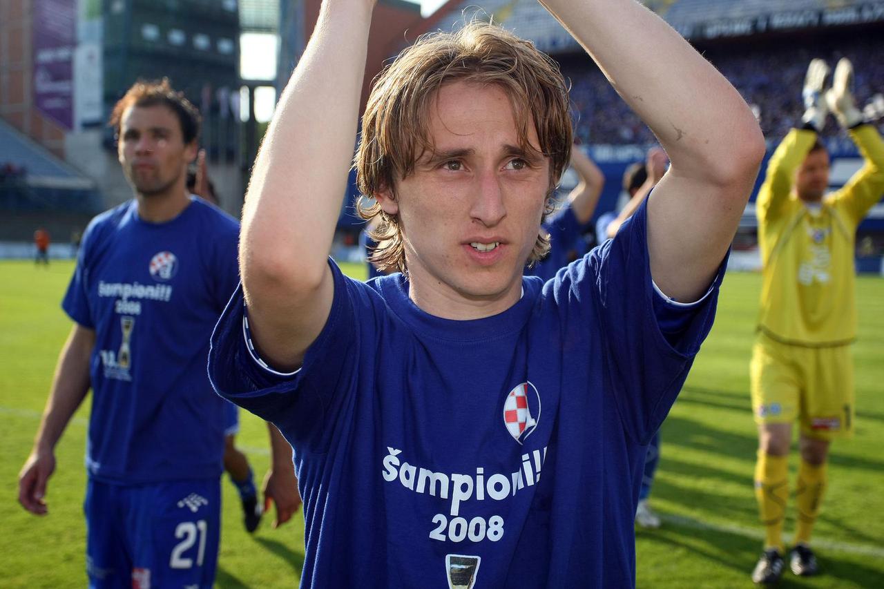 ARHIVA - Zagreb: Luka Modrić oprostio se od Dinama još jednim naslovom prvaka