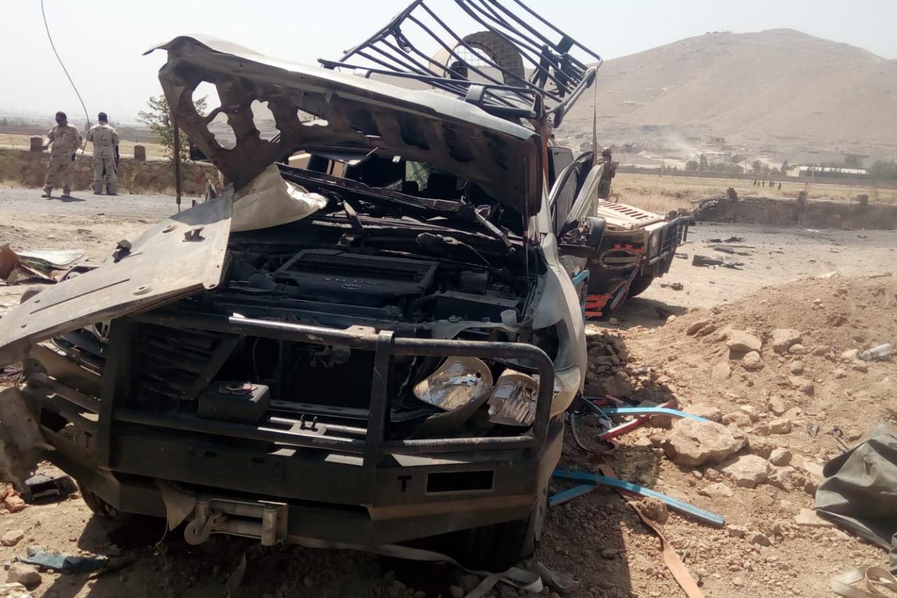 Automobil uništen u napadu u Afganistanu