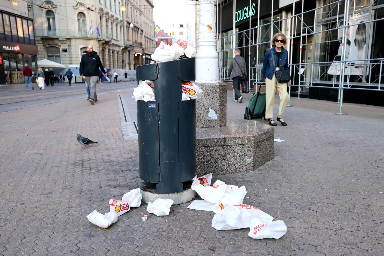 Zagreb: Čistoća štrajka treći dan, sve više smeća