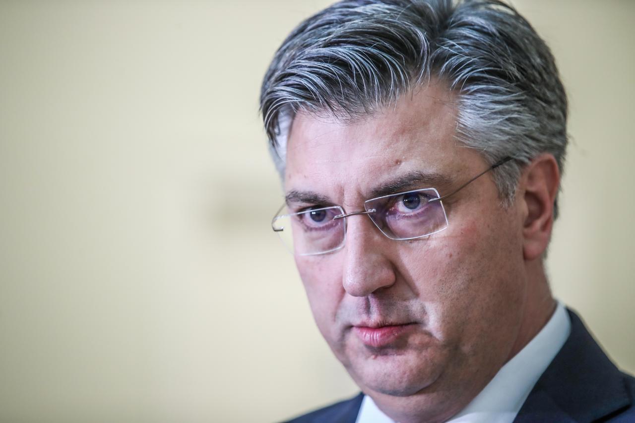 Zagreb: Andrej Plenković dao je izjavu medijima