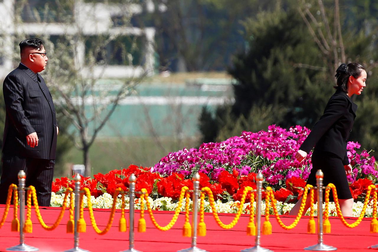 Kim Jong Un i Kim Yo Jong