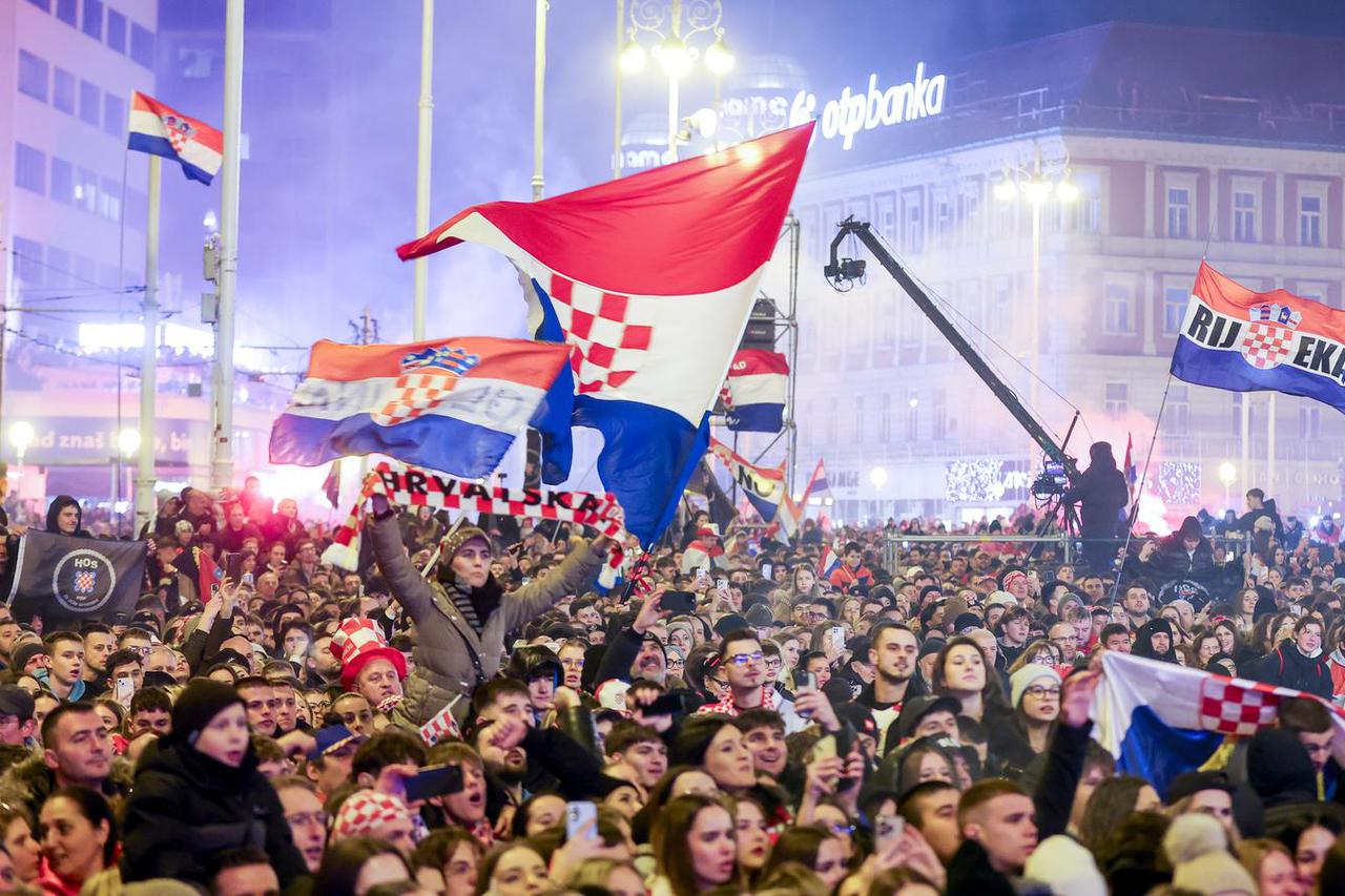 Zagreb: Svečani doček rukometnih reprezentativaca nakon osvojene bronce na Europskom prvenstvu