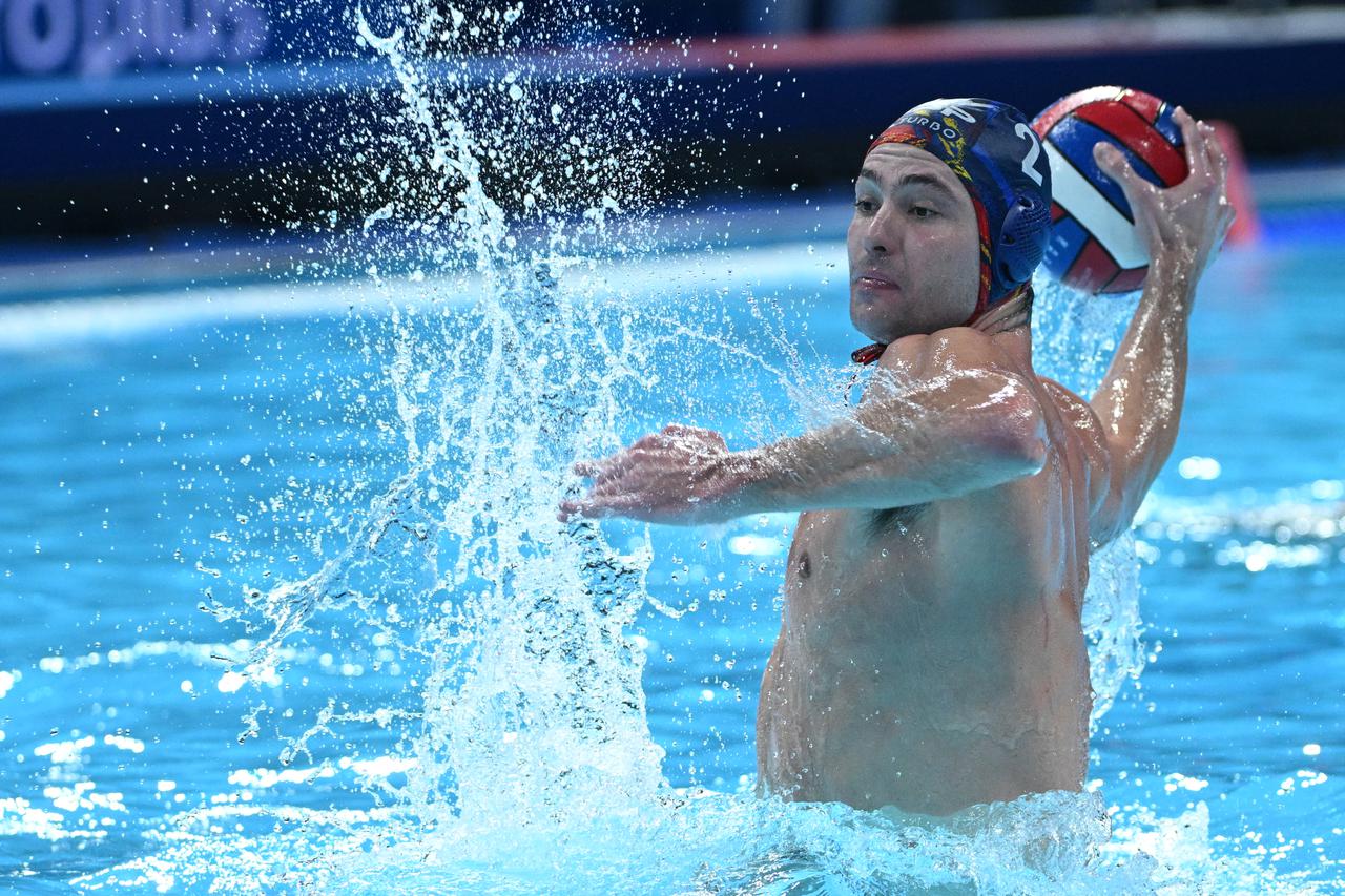 Beograd: Utakmica 3. kola 37. Europskog vaterpolo prvenstva, Nizozemska - Španjolska