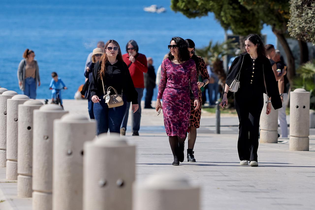 Zadar: Uskrsni ponedjeljak u centru grada