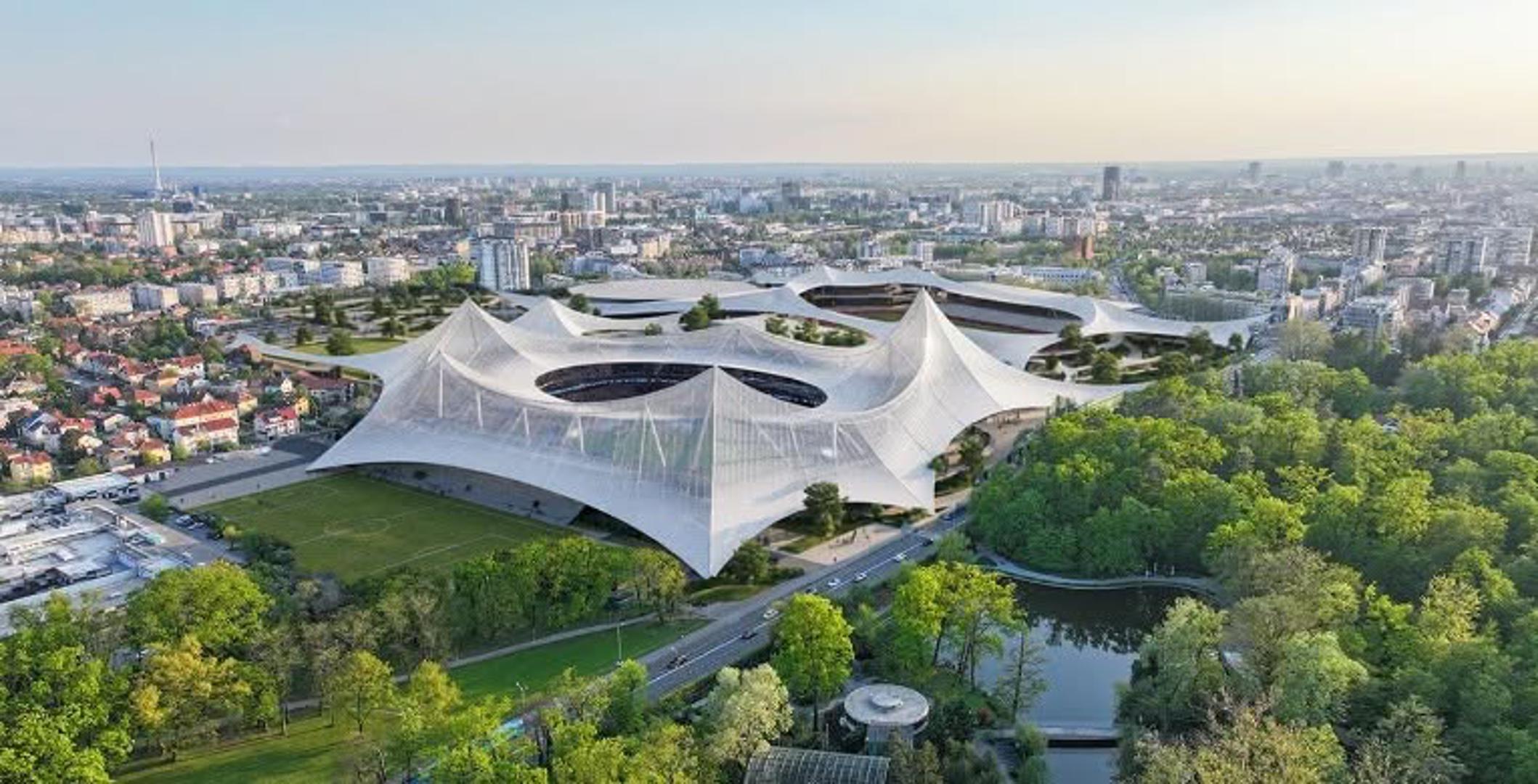Među radovima koji nisu ušli u pet nagrađenih našlo se i zajedničko rješenje zagrebačkog ureda Urbane ideje i japanskog studija Kengo Kuma & Associates.