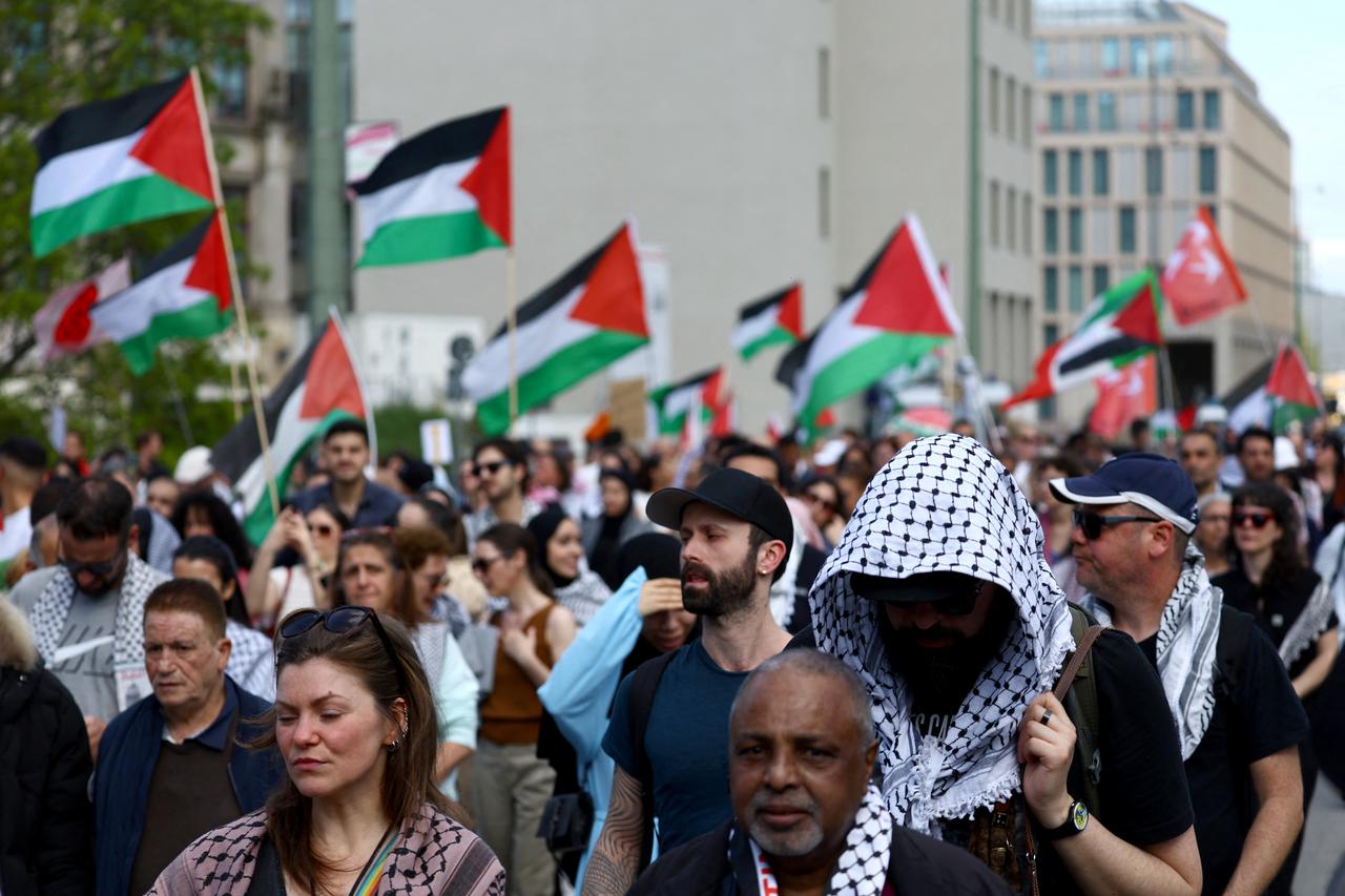 Pro-Palestinian protest in Berlin