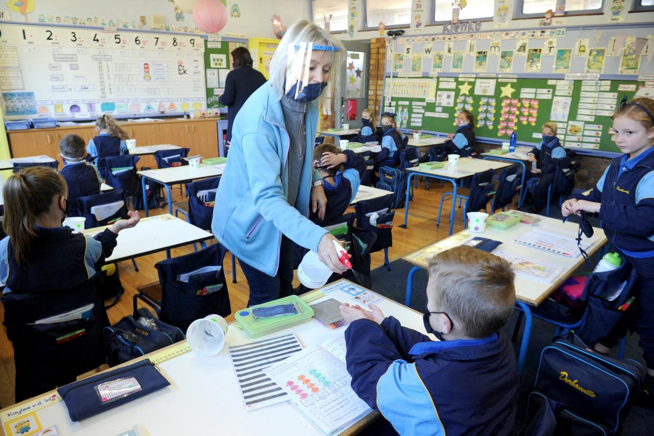 Schools reopen in South Africa