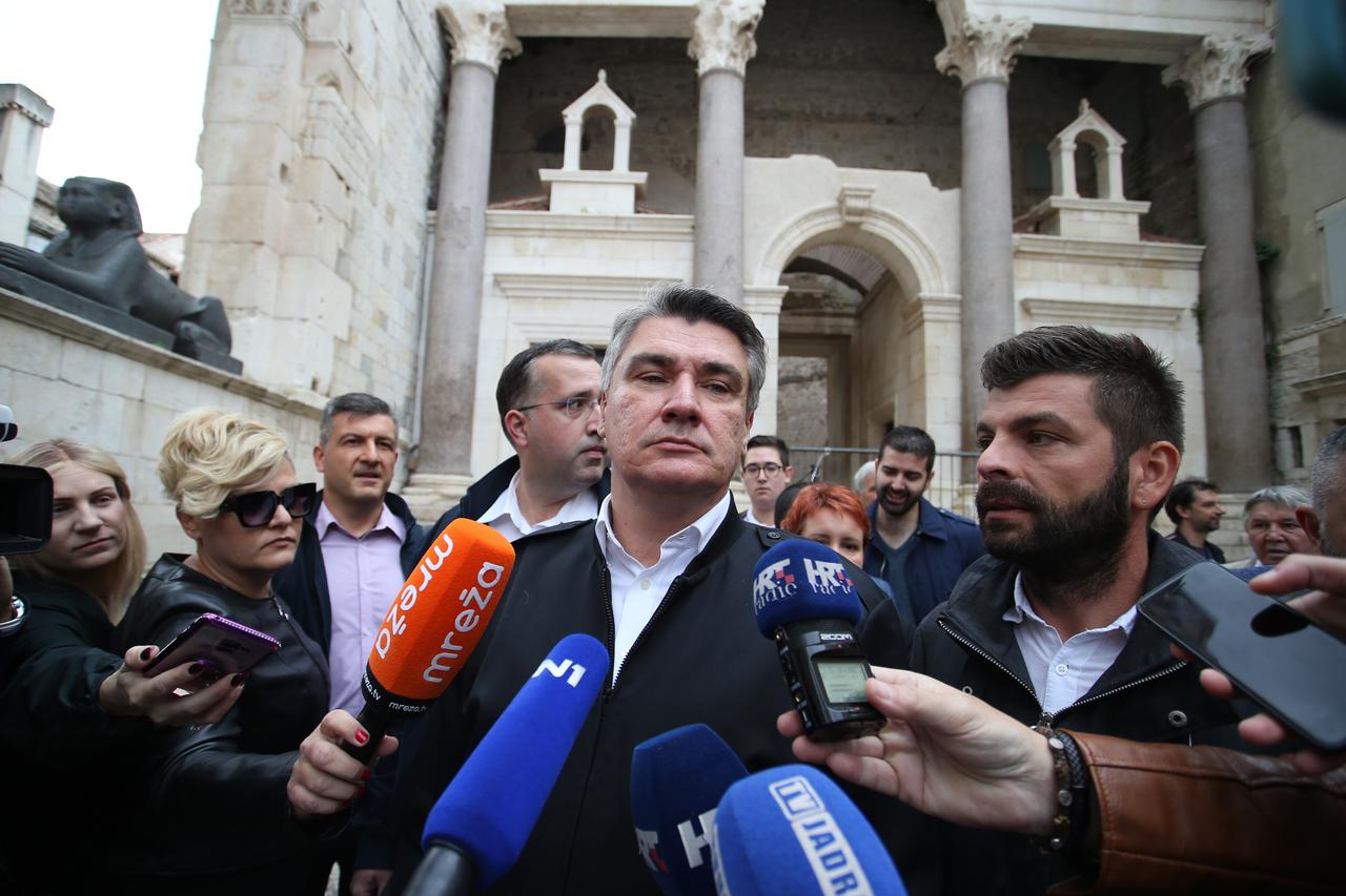 Predsjednički kandidat Zoran Milanović posjetio Split i družio se s građanima