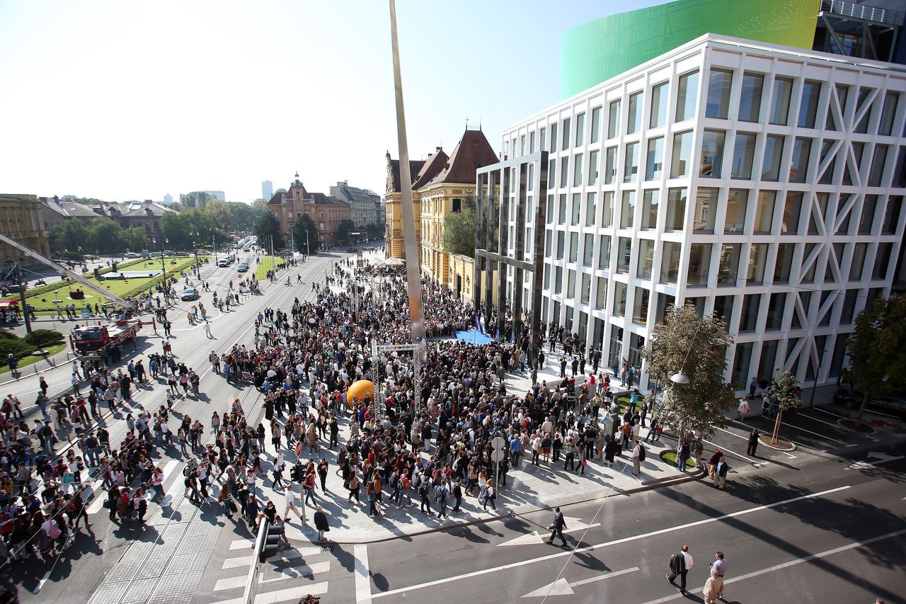 30.09.2014., Zagreb - U sklopu manifestacije Dani otvorenog trga svecano je predstavljena nova zgrada Muzicke akademije.  Photo: Sanjin Strukic/PIXSELL