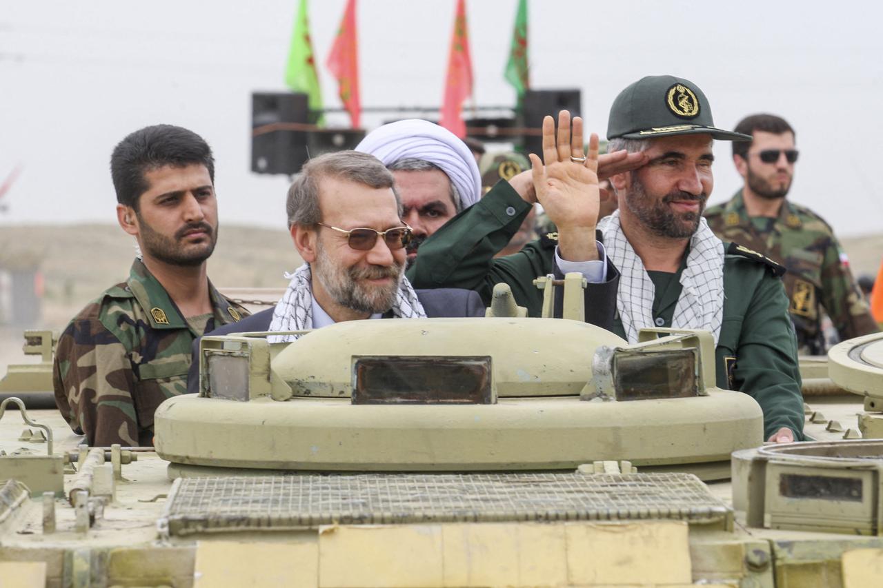 File - IRGC Chief Ali Larijani