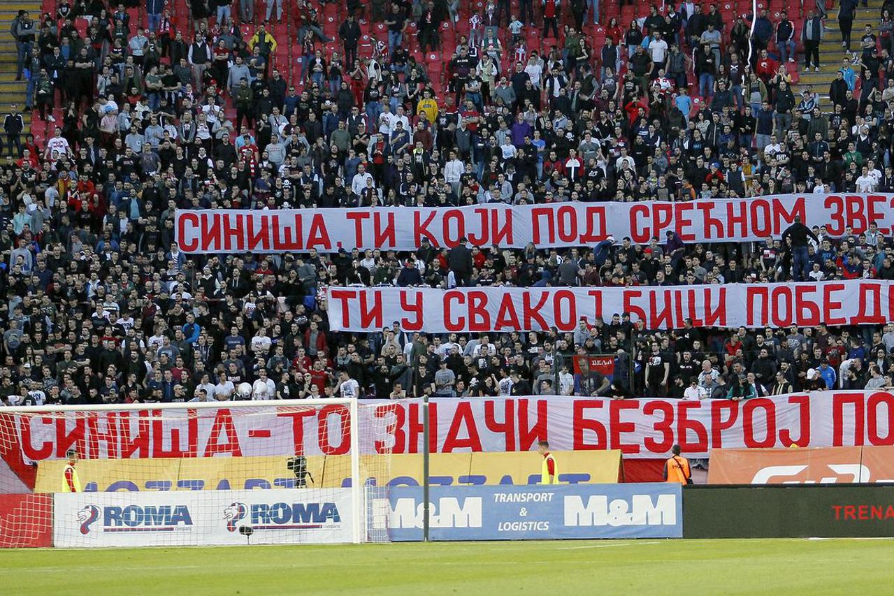 Beograd: Delije uputile poruku podrške teško bolesnom treneru Bologne Siniši Mihajloviću