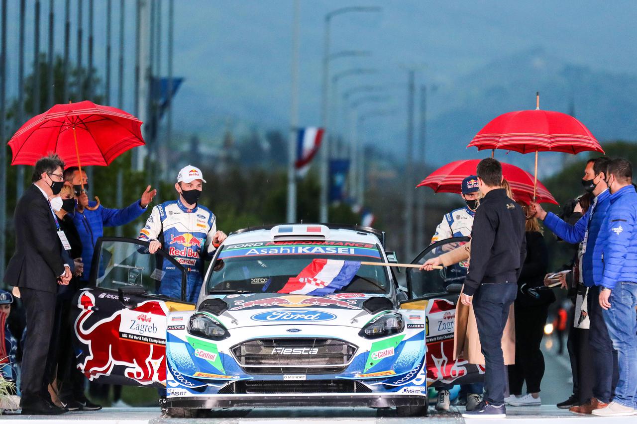 Zagreb: Ceremonijalni start WRC Croatia Rally 2021.