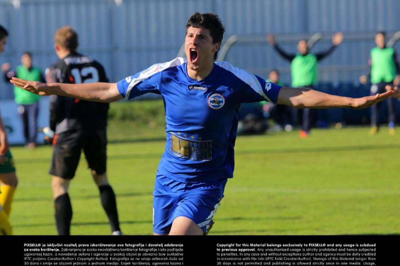 '06.04.2013., stadion Stanovi, Zadar - MAXtv 1. HNL, 26. kolo, NK Zadar - NK Istra 1961. Photo: Filip Brala/PIXSELL'
