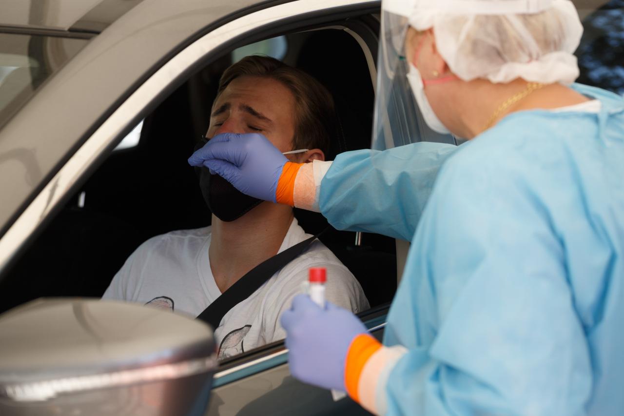 SLOVENIA-LJUBLJANA-COVID-19-TEMPORARY SCREENING CENTER