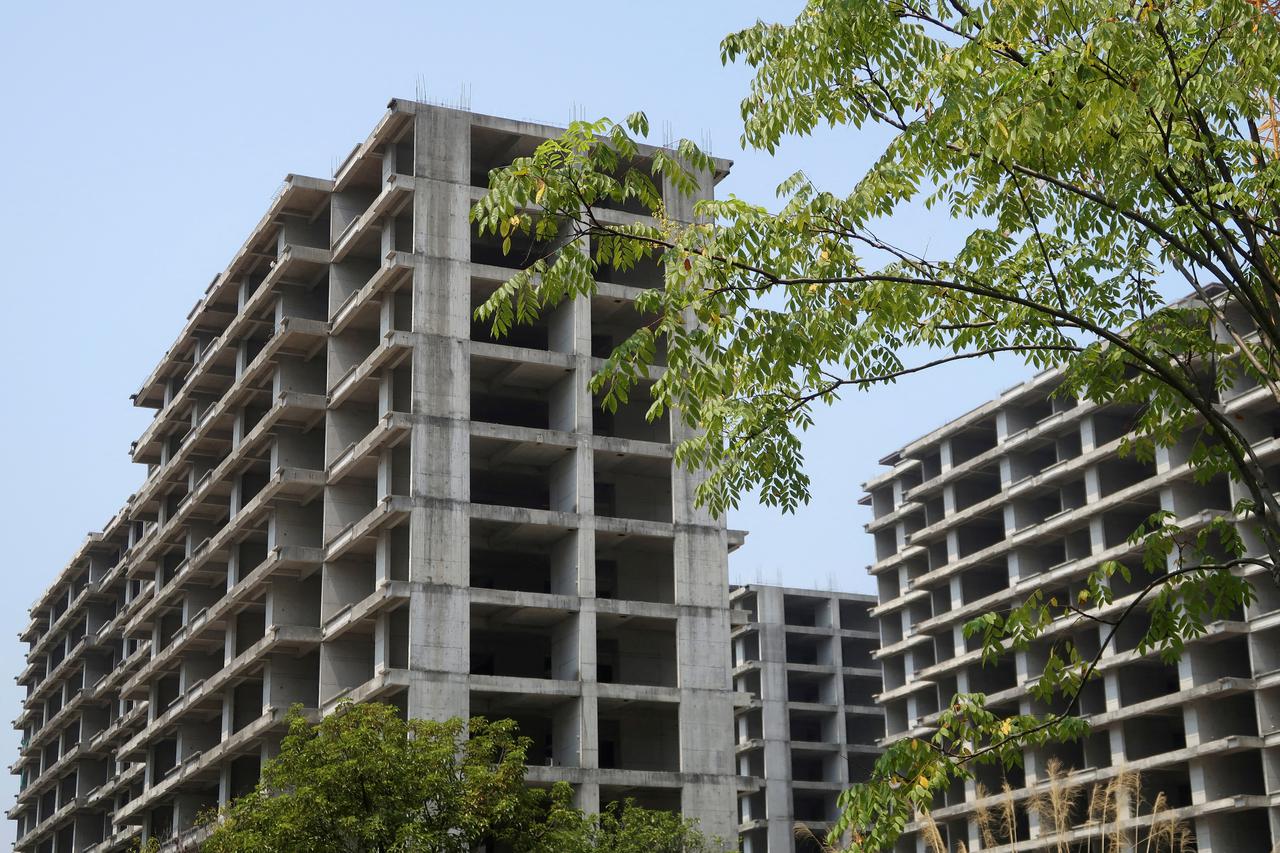 FILE PHOTO: Unfinished apartments in Guilin