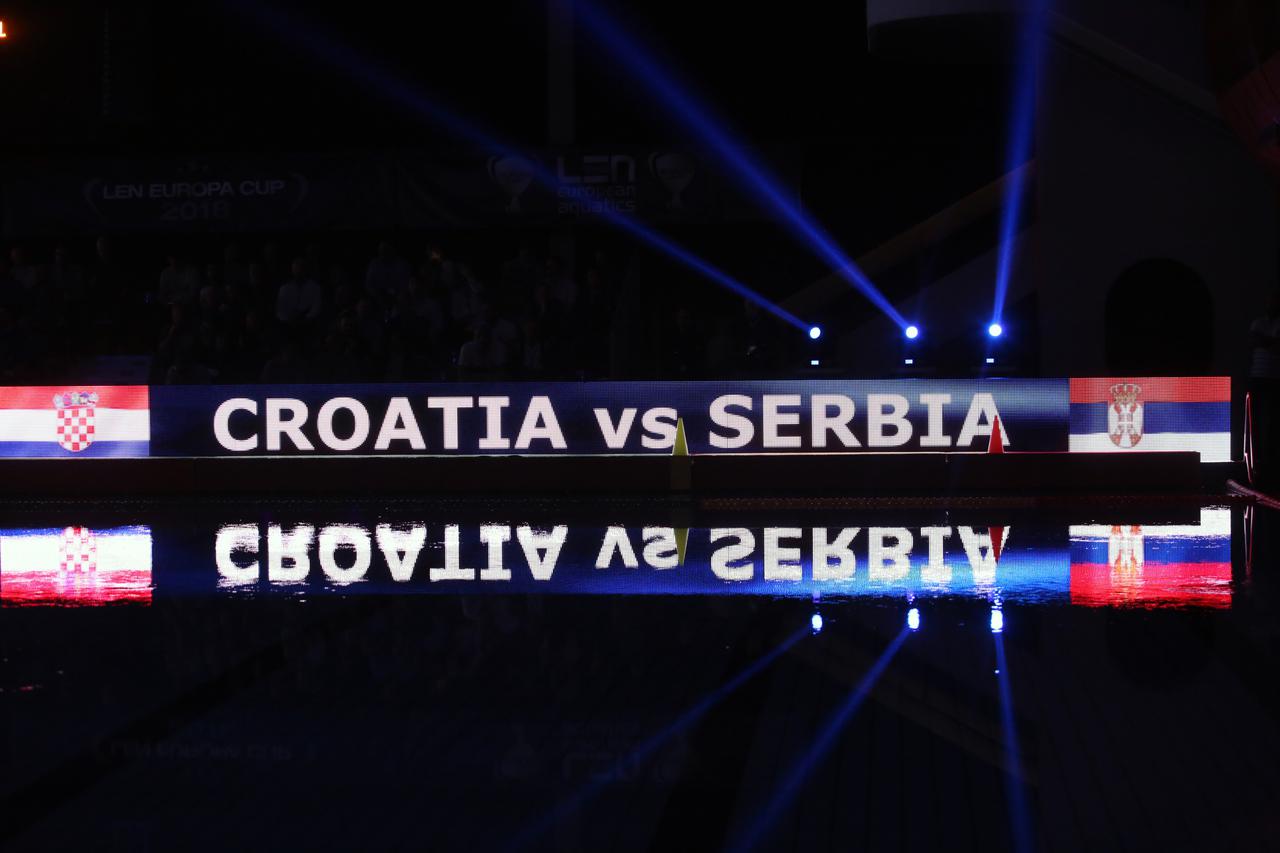 Split: LEN Europa Cup, skupina B, Hrvatska - Srbija