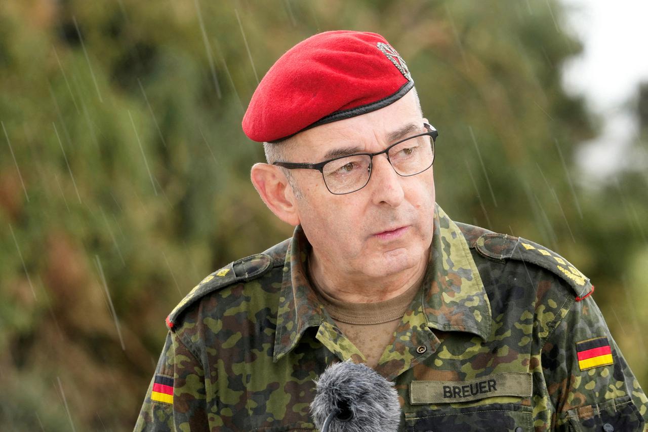 FILE PHOTO: Quadriga 2024 NATO military exercise in Pabrade
