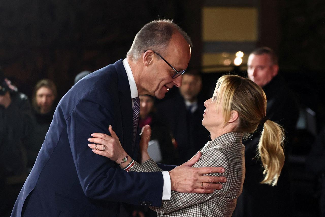 FILE PHOTO: Meeting with European heads of state and government, together with representatives of the EU and NATO, at the Chancellery in Berlin