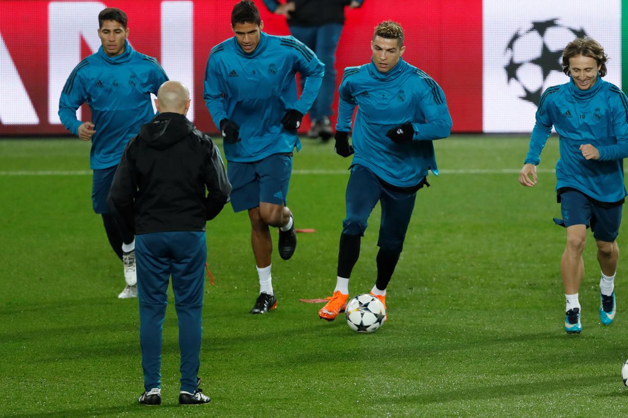 Real Madrid trening Liga prvaka