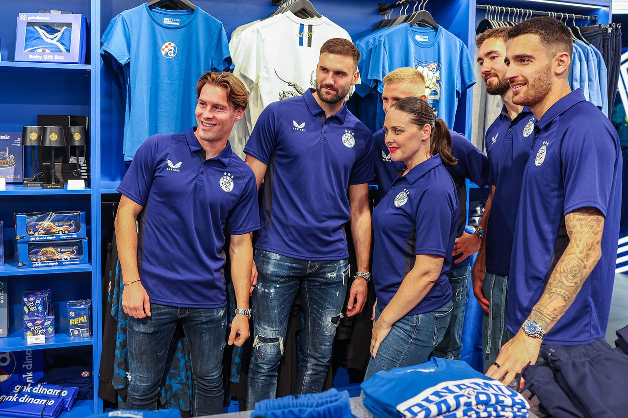 Zagreb: Otvorenje novog Dinamovog fan shopa