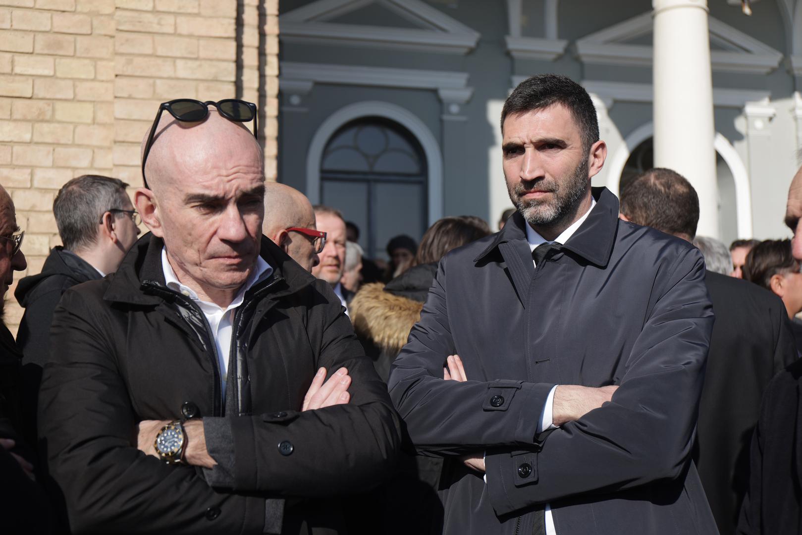 15.02.2023., Zagreb - Posljednji ispracaj Miroslava Cire Blazevica u Aleji velikana na groblju Mirogoj. Photo: Luka Stanzl/PIXSELL