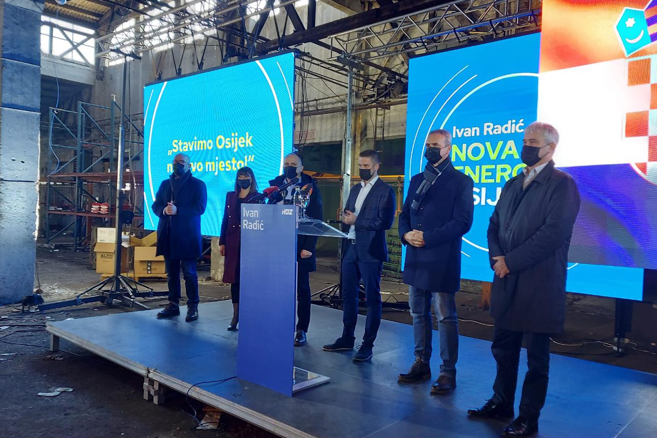Predstavljanje kandidata HDZ-a za gradonačelnika Osijeka