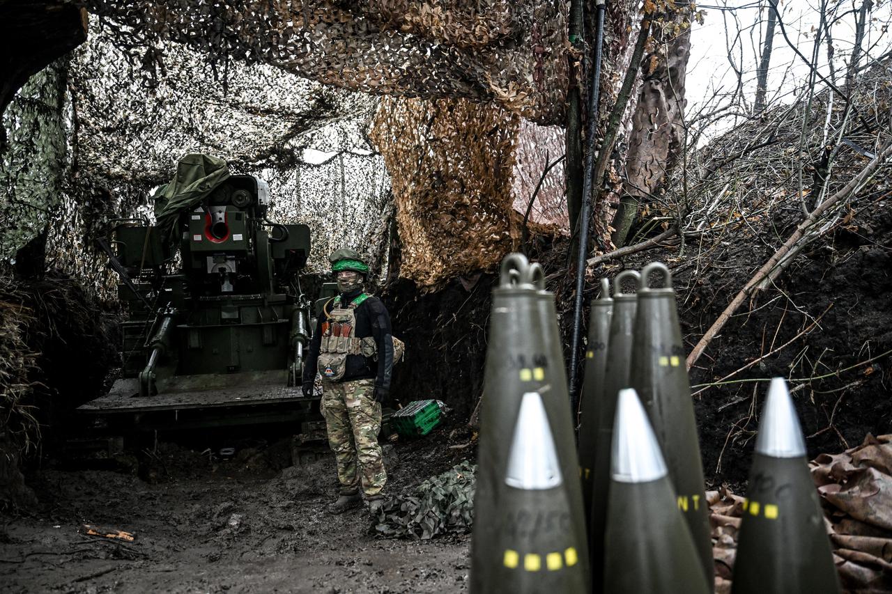 Ukrainian Artillery Unit on Combat Mission in Pokrovsk Direction - Ukraine