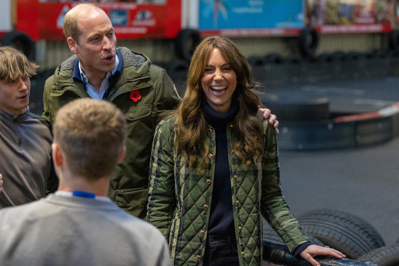 FILE PHOTO: Britain's Prince William, and Kate, the Princess of Wales visit Scotland